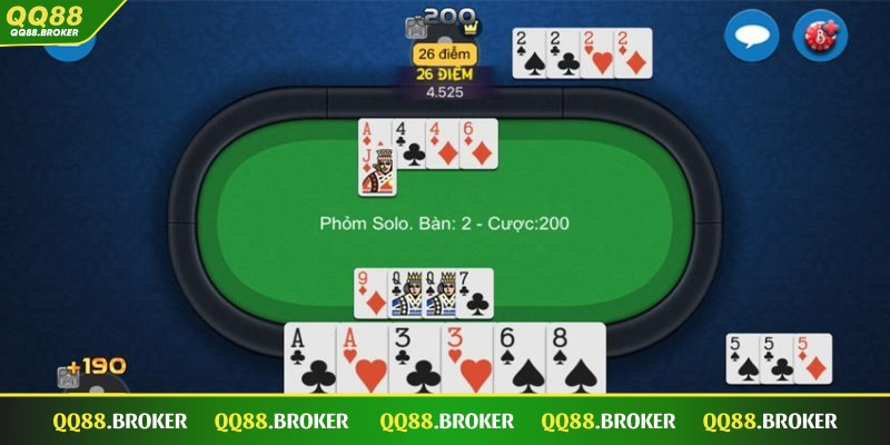 Cần nắm rõ quy tắc tính điểm trong bài phỏm online QQ88