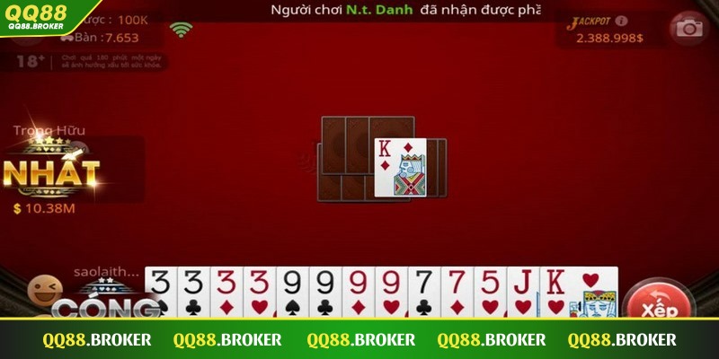 Tiến lên miền Nam tại nhà cái QQ88 có cách chơi đơn giản, thú vị
