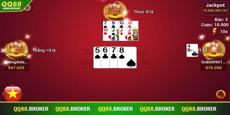 Tiến lên miền Nam QQ88 được nhiều người yêu thích